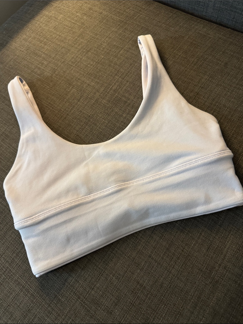 lululemon athletica Light Scoop Sports Bra - White